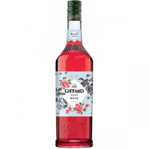 030102000109 GIFFARD ROSE SYRUP 1LT